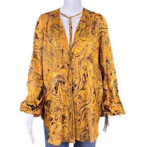 PRE-OWNED - Plein Sud Jeanius Deep V Neck Tunic